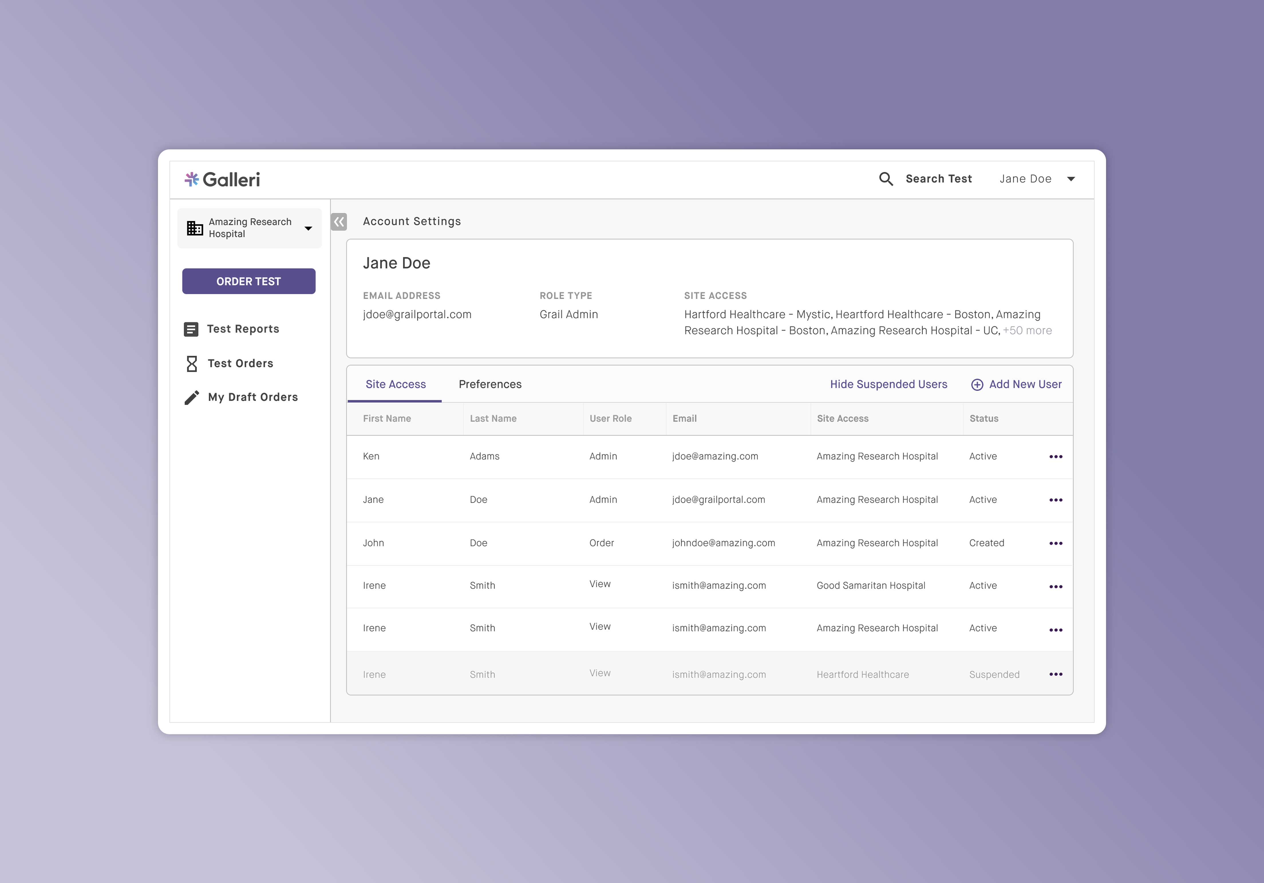 GRAIL provider portal cover