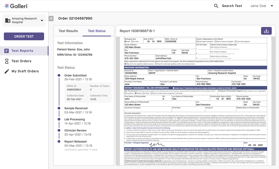 API integrations configuration